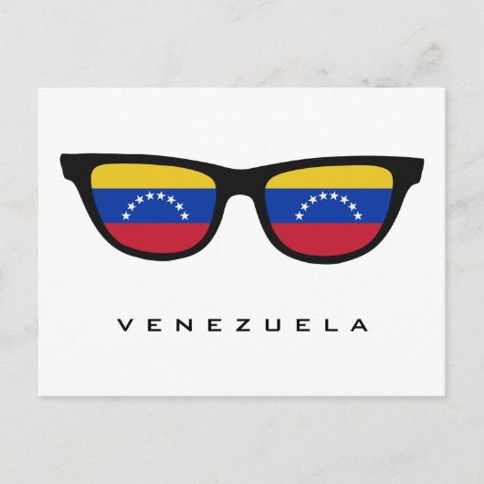 Venezuela heeft aangepaste tekst en kleuren briefk briefkaart (Voorkant)