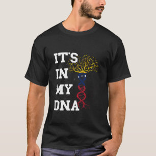 Venezuela Het zit in mijn DNA-boommolecuul Venezol T-shirt