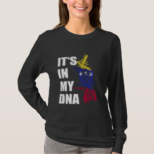 Venezuela Het zit in mijn DNA Proud Venezuela Vlag T-shirt