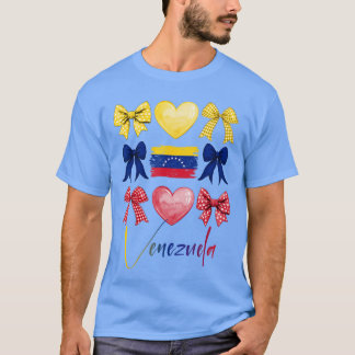 Venezuela Hispanic Erfgoed Maand Boog Venezolaanse T-shirt