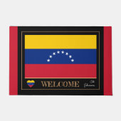 Venezuela huis mat, Venezolaanse vlag, rood / Welk Deurmat (Voorkant)