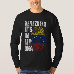 Venezuela in mijn DNA-Matching Venezolaanse Mannen T-shirt