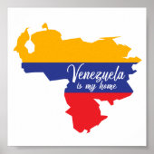 Venezuela is mijn thuis poster (Voorkant)