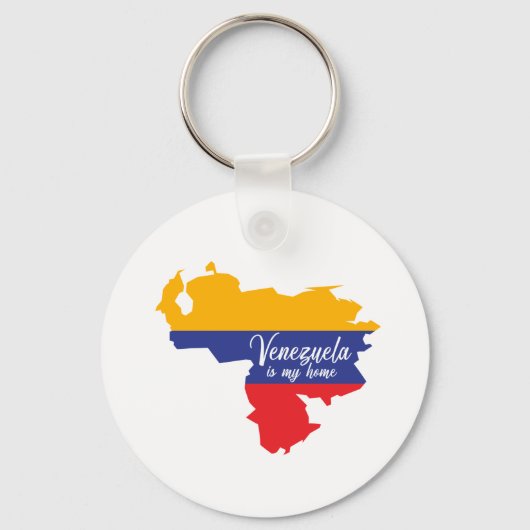 Venezuela is mijn thuis sleutelhanger (Voorkant)