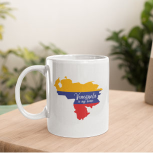 Venezuela is mijn thuis Vlaggenkaart Koffiemok