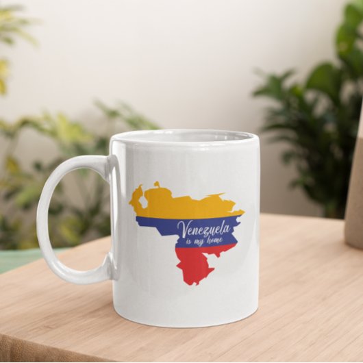 Venezuela is mijn thuis Vlaggenkaart Koffiemok