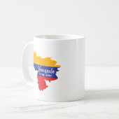 Venezuela is mijn thuis Vlaggenkaart Koffiemok (Voorkant links)