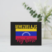 Venezuela is mijn thuisvlag briefkaart (Staand voorkant)