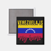 Venezuela is mijn thuisvlag magneet (Voorkant / Achterkant)