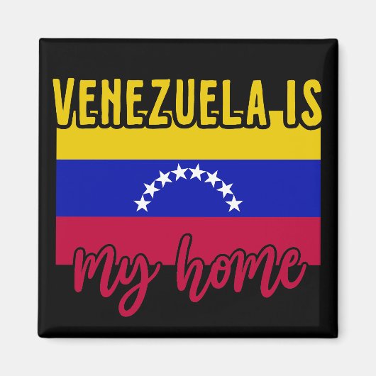 Venezuela is mijn thuisvlag magneet (Voorkant)