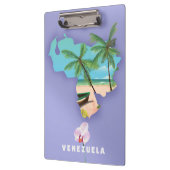 Venezuela kaart klembord (Links)
