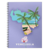 Venezuela-kaart Notitieboek (Voorkant)