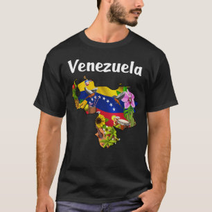 Venezuela-kaart T-shirt