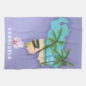 Venezuela-kaart Theedoek (Horizontaal)