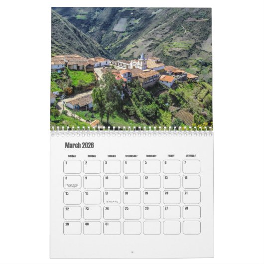 Venezuela Kalender (Mar 2026)