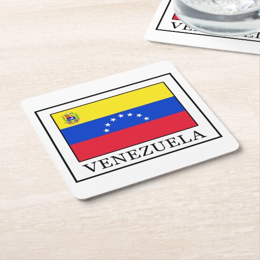 Venezuela Kartonnen Onderzetters (Schuin)