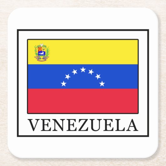 Venezuela Kartonnen Onderzetters (Voorkant)