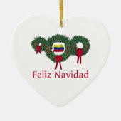 Venezuela Kerstmis 2 Keramisch Ornament (Voorkant)
