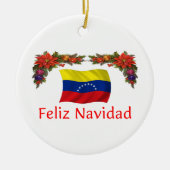 Venezuela Kerstmis Keramisch Ornament (Voorkant)