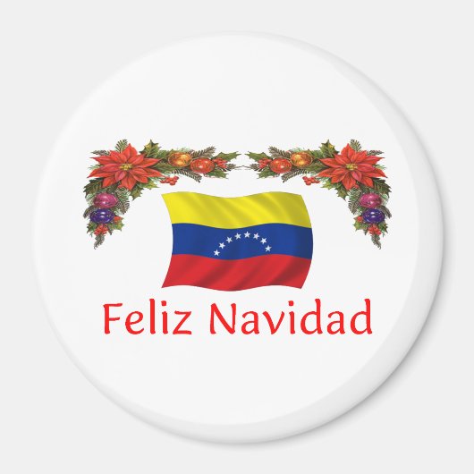 Venezuela Kerstmis Magneet (Voorkant)