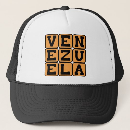 Venezuela, land in Zuid-Amerika Trucker Pet (Voorkant)