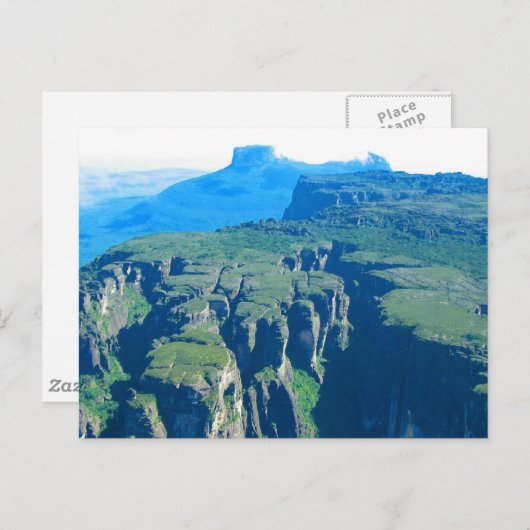 Venezuela - Landschap van het vliegtuig - Fine Art Briefkaart (Voorkant / Achterkant)