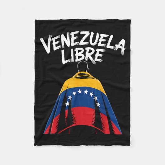 Venezuela Libre 2026 Venezuela Flag  Fleece Deken (Voorkant)
