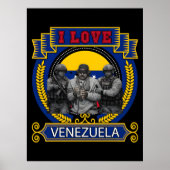 Venezuela Libre Captured Live Maduro T-shirt Poster (Voorkant)