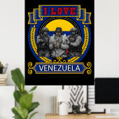 Venezuela Libre Captured Live Maduro T-shirt Poster (Thuiskantoor)