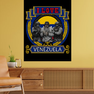 Venezuela Libre Maduro Live Gevangen T-shirt Poster