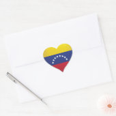 Venezuela liefde vlag trots hart sticker (Envelop)