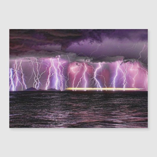 Venezuela Lightnings Magnetische Kaart (Voorkant)