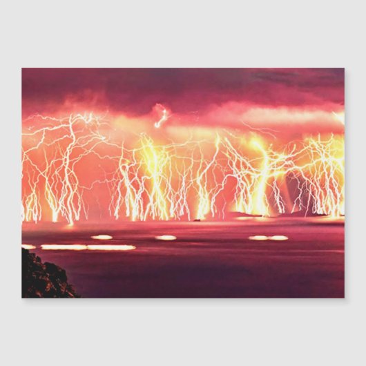 Venezuela Lightnings Magnetische Kaart (Voorkant)