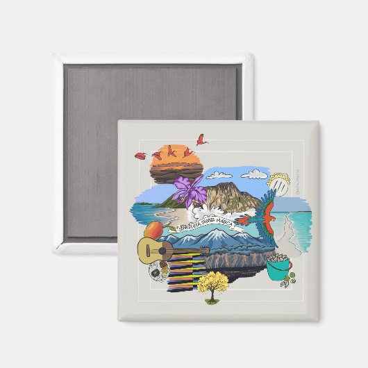 Venezuela ✨ Magic land magnet (Voorkant / Achterkant)