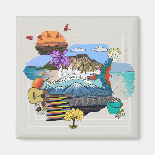 Venezuela ✨ Magic land magnet (Voorkant)