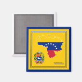 Venezuela Magneet (Voorkant / Achterkant)