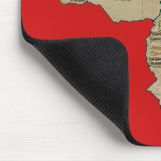 Venezuela Map Mousepad Muismat (Hoek)