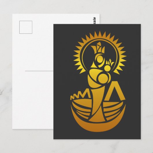 Venezuela Maracaibo Virgen Chinita Chiquinquira  Briefkaart (Voorkant / Achterkant)