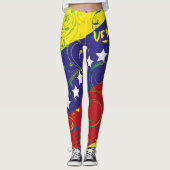 Venezuela mi Bandera VEN01 Leggings (Voorkant)