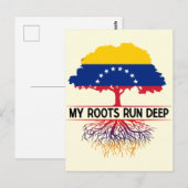 Venezuela Mijn wortels zijn een diepe Venezolaanse Briefkaart (Voorkant / Achterkant)