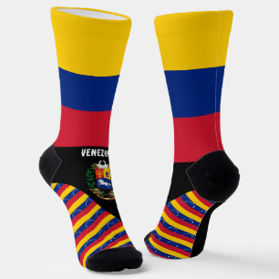 Venezuela, mode, Venezolaanse vlag, patriottisch Sokken