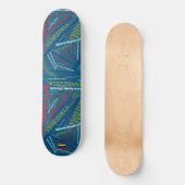 Venezuela National Pride Wordcloud Persoonlijk Skateboard (Voorkant)