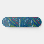 Venezuela National Pride Wordcloud Persoonlijk Skateboard (Horizontaal)