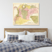 Venezuela, New Grenada en Equador 2 Canvas Afdruk (Insitu (Slaapkamer))