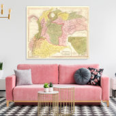 Venezuela, New Grenada en Equador 2 Canvas Afdruk (Insitu (Woonkamer))