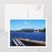 Venezuela Oerwoud Landschap met Boats Briefkaart (Voorkant / Achterkant)