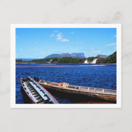 Venezuela Oerwoud Landschap met Boats Briefkaart