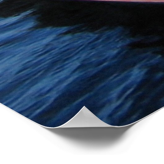 Venezuela Oerwoud landschap met Boats Fine Art Poster (Hoek)