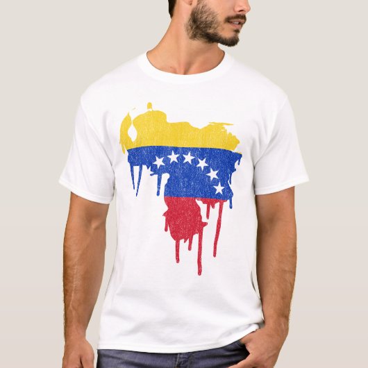 Venezuela Paint Drip T-shirt (Voorkant)