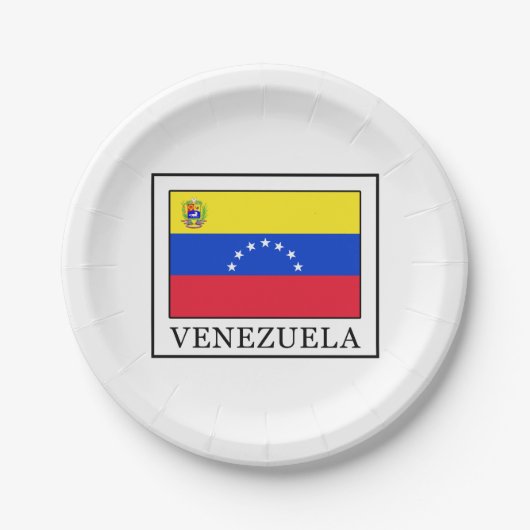 Venezuela Papieren Bordje (Voorkant)